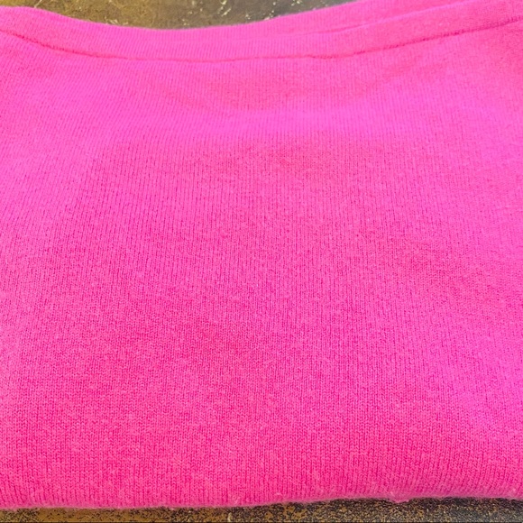 Ann Taylor Vintage 100% Cashmere Tie At The Shoulder Sweater EUC NWOT SZ Small - Picture 2 of 9